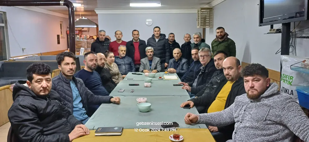 AK Parti Gebze Belediye Başkan Aday Adayı ve Mavi Marmara Gazetesi İmtiyaz ve Şahin Şirketler Grubu sahibi Kaşif Sahinkesen Keşaplılar dernegini ziyaret etti.