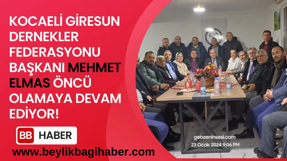 Kocaeli Giresun Dernekler Federasyonu Başkanı Mehmet Elmas, Beylikbağı Bölgesindeki Giresunlu Hemşireler ve Muhtar Adaylarıyla İstişare Toplantısı Gerçekleştirdi