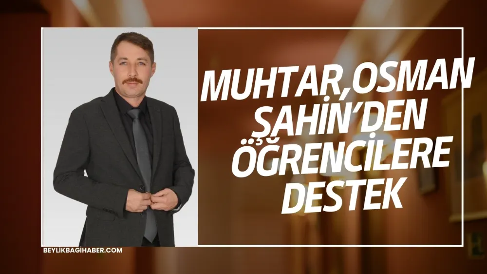 Beylikbağı Mahalle Muhtarlığından Öğrencilere Ücretsiz Tişört Desteği